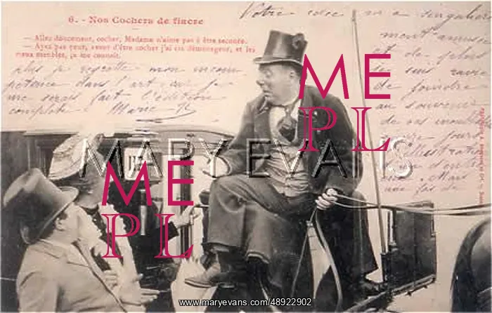  : PARIS CABBIE 1903 PHOTO