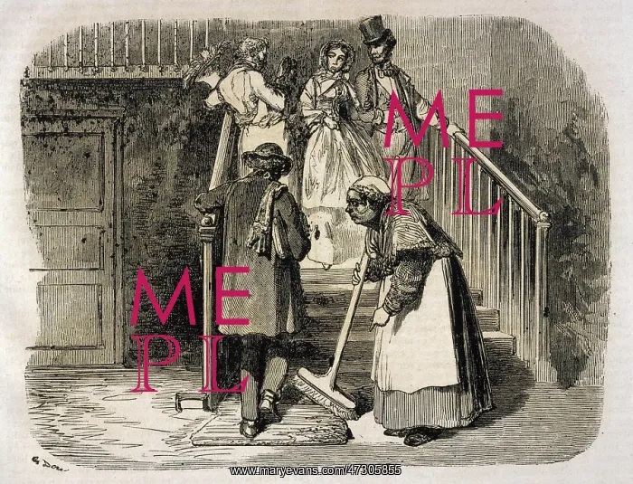 : A PARIS CONCIERGE 1860 : A PARIS CONCIERGE 1860
