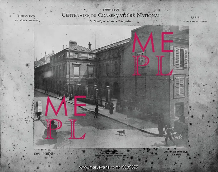 : Paris Conservatoire, photograph : Paris Conservatoire, photograph