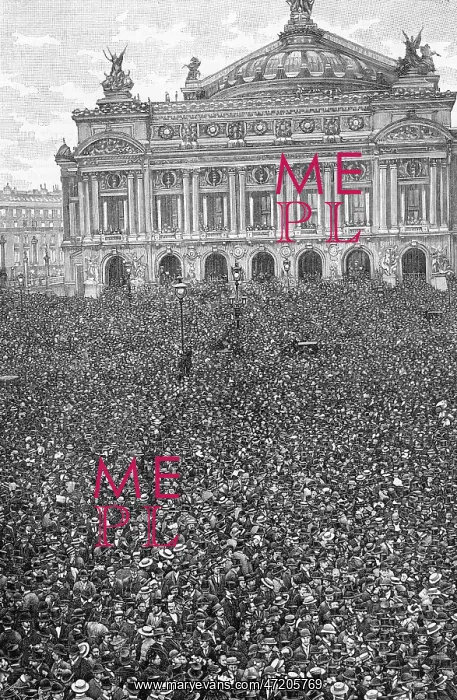 : PARIS CROWD / NATURE / 1894 : PARIS CROWD / NATURE / 1894