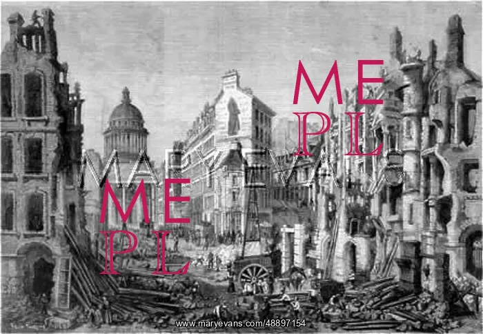 : PARIS DEMOLITIONS 1860 : PARIS DEMOLITIONS 1860
