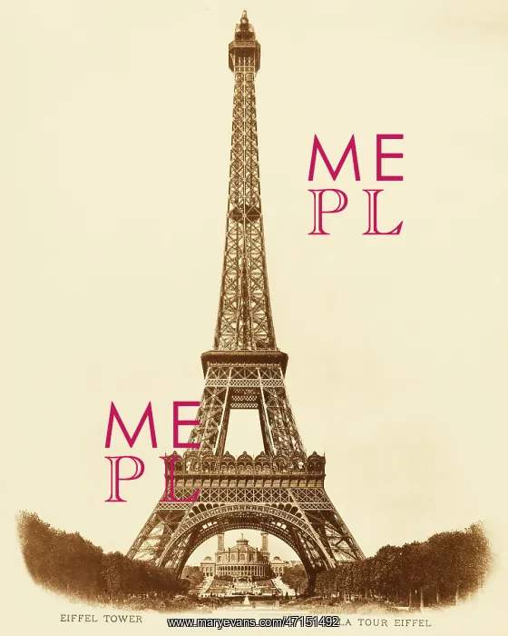 : PARIS / EIFFEL TOWER C1908 : PARIS / EIFFEL TOWER C1908