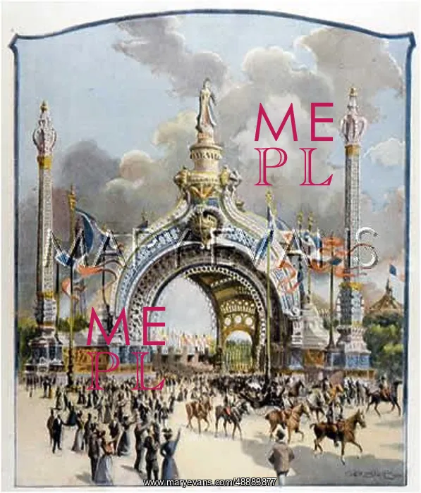: PARIS EXHIB PORTE 1900 : PARIS EXHIB PORTE 1900
