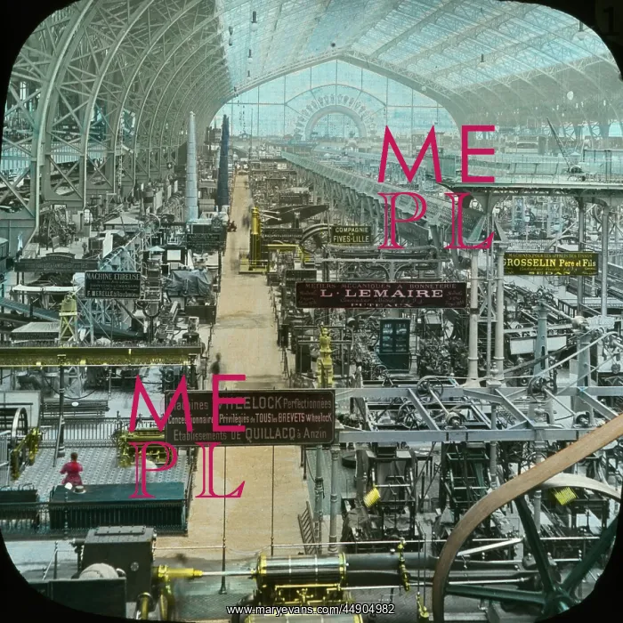 : Paris Exhibition of 1889 - Machinery Dept : Paris Exhibition of 1889 - Machinery Dept