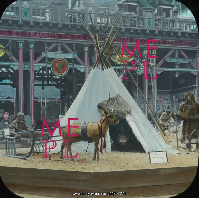 : Paris Exhibition 1900 - Camp of Samoyeds : Paris Exhibition 1900 - Camp of Samoyeds