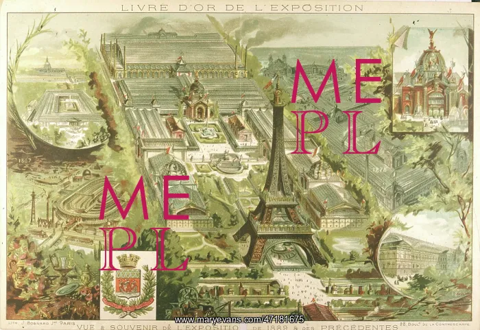 : PARIS EXPO / 1889 / SOUVENIR : PARIS EXPO / 1889 / SOUVENIR