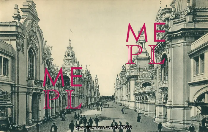 : Paris Expo 1900, L'Esplanade Des Invalides : Paris Expo 1900, L'Esplanade Des Invalides