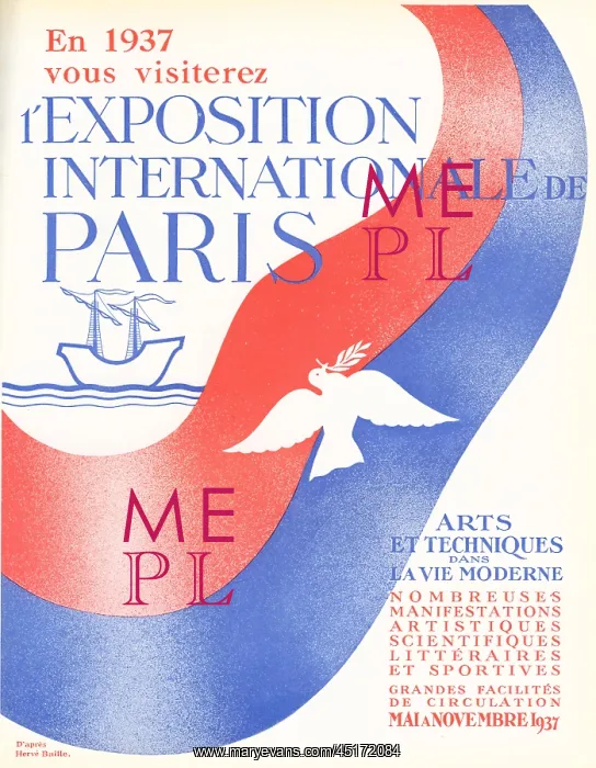 : Paris Expo 1937, Advertisement : Paris Expo 1937, Advertisement