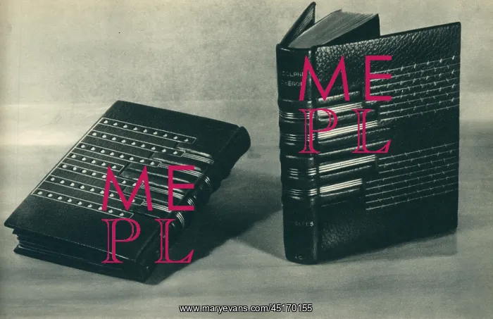 : Paris Expo 1937, Bookbinding : Paris Expo 1937, Bookbinding