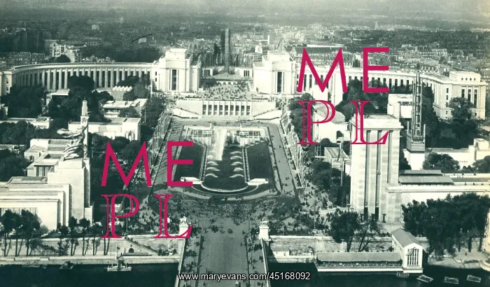 : Paris Expo 1937, Colline De Chaillot : Paris Expo 1937, Colline De Chaillot