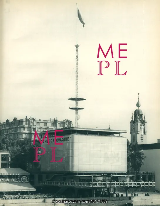: Paris Expo 1937, Czech Pavilion : Paris Expo 1937, Czech Pavilion