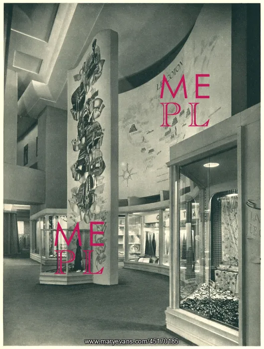 : Paris Expo 1937, Fabrics Display Stand : Paris Expo 1937, Fabrics Display Stand