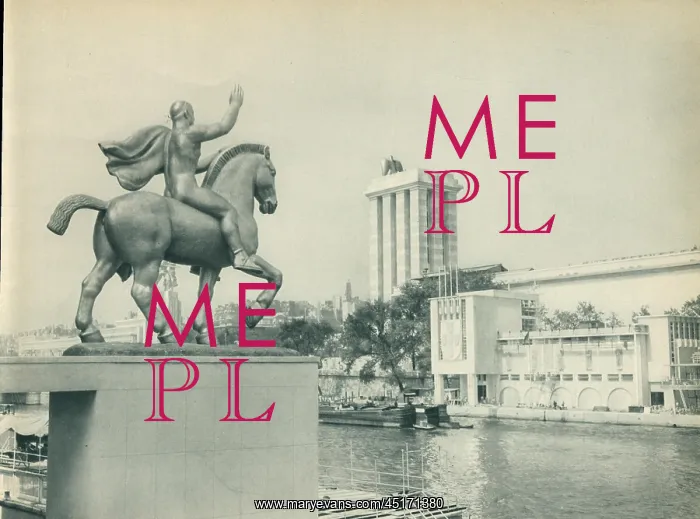 : Paris Expo 1937, Georges Gori Statue : Paris Expo 1937, Georges Gori Statue