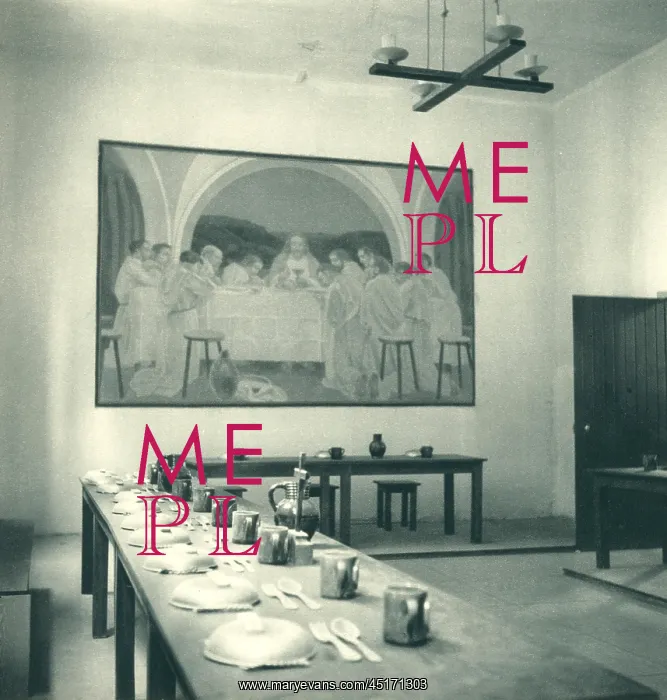 : Paris Expo 1937, The Monk's Refectory : Paris Expo 1937, The Monk's Refectory