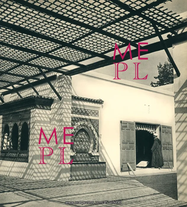: Paris Expo 1937, Moroccan Pavilion : Paris Expo 1937, Moroccan Pavilion