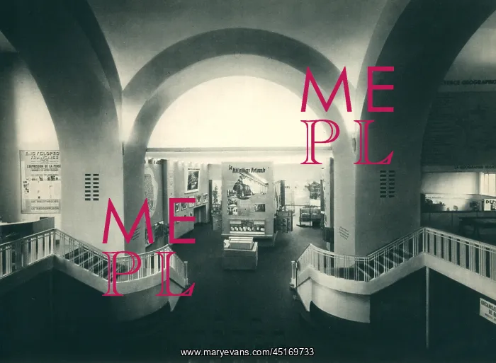 : Paris Expo 1937, National Library Partcipations : Paris Expo 1937, National Library Partcipations