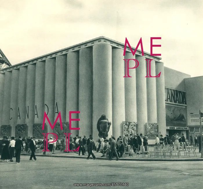 : Paris Expo 1937, Pavilion Of Canada : Paris Expo 1937, Pavilion Of Canada