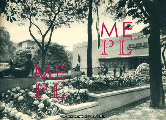 : Paris Expo 1937, Pavilion Of Hungary : Paris Expo 1937, Pavilion Of Hungary