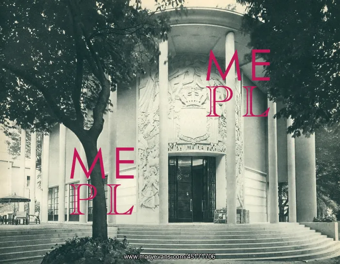 : Paris Expo 1937, Pavilion Of Monaco : Paris Expo 1937, Pavilion Of Monaco
