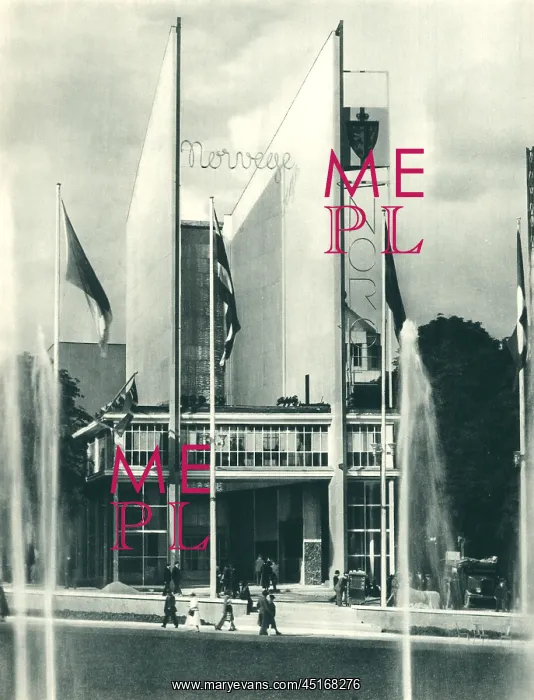 : Paris Expo 1937, Pavilion Of Norway : Paris Expo 1937, Pavilion Of Norway