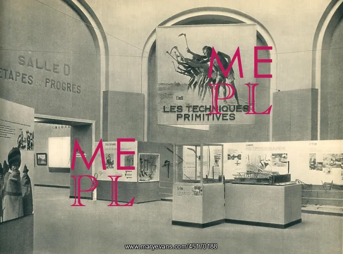 : Paris Expo 1937, Primitive Techniques Exhibit : Paris Expo 1937, Primitive Techniques Exhibit