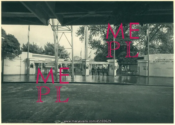 : Paris Expo 1937, Scientific Concession Entry Point : Paris Expo 1937, Scientific Concession Entry Point