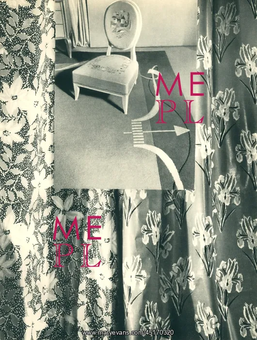 : Paris Expo 1937, Seats And Tapestries : Paris Expo 1937, Seats And Tapestries
