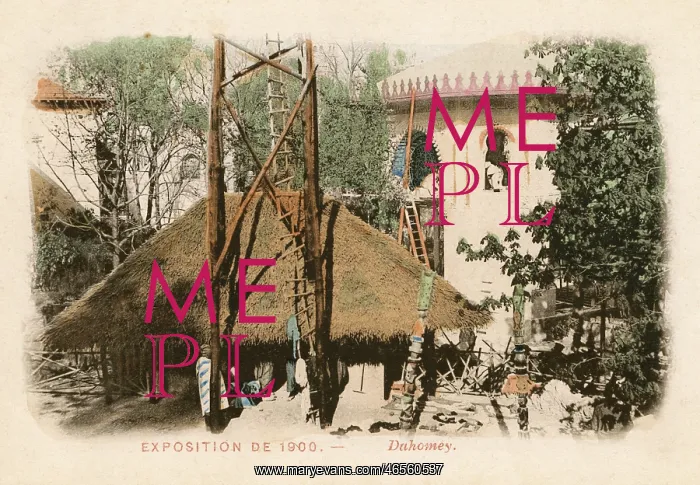  : Paris - Exposition Universale - Dahomey Exhibit