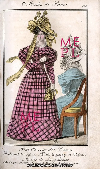 : Paris fashion of the 1820s : Paris fashion of the 1820s