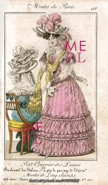 : Paris fashion of the 1820s : Paris fashion of the 1820s