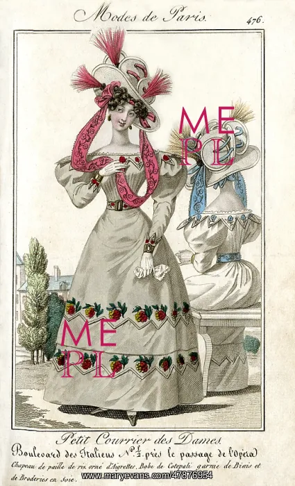 : Paris fashion of the 1820s : Paris fashion of the 1820s
