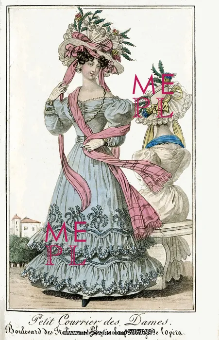: Paris fashion of the 1820s : Paris fashion of the 1820s