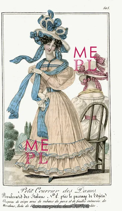 : Paris fashion of the 1820s : Paris fashion of the 1820s
