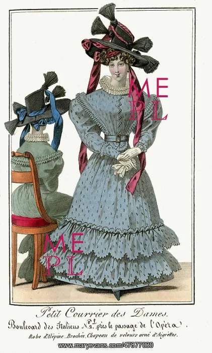 : Paris fashion of the 1820s : Paris fashion of the 1820s