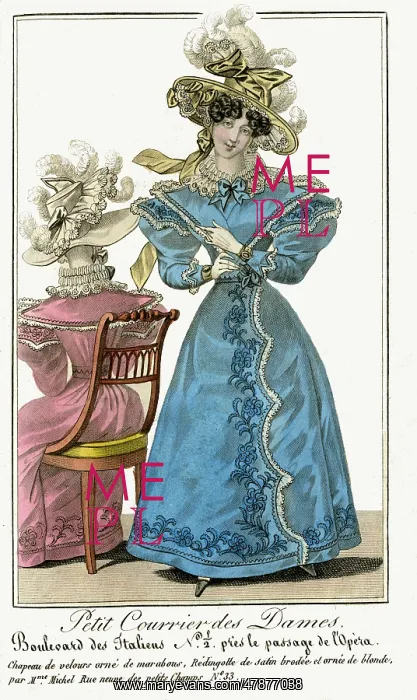 : Paris fashion of the 1820s : Paris fashion of the 1820s