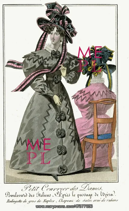 : Paris fashion of the 1820s : Paris fashion of the 1820s