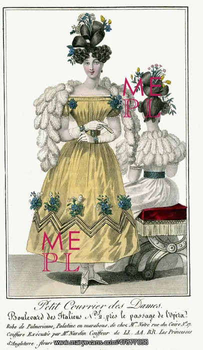: Paris fashion of the 1820s : Paris fashion of the 1820s