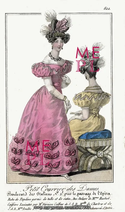 : Paris fashion of the 1820s : Paris fashion of the 1820s