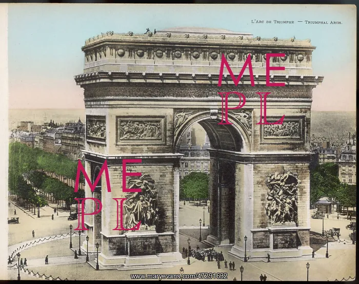  : Paris, France - Arc De Triomphe