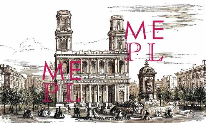 : Paris, France - Saint Sulpice : Paris, France - Saint Sulpice