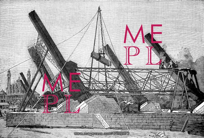 : Paris, France - Tour Eiffel, construction : Paris, France - Tour Eiffel, construction