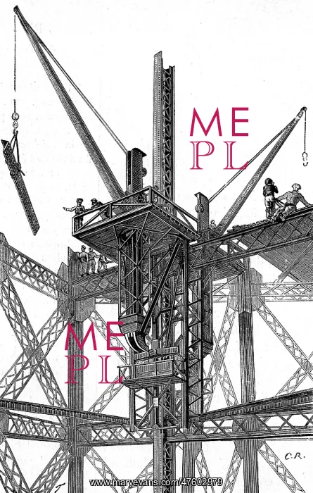 : Paris, France - Tour Eiffel, Construction : Paris, France - Tour Eiffel, Construction