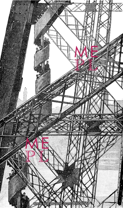 : Paris, France - Tour Eiffel, Construction : Paris, France - Tour Eiffel, Construction