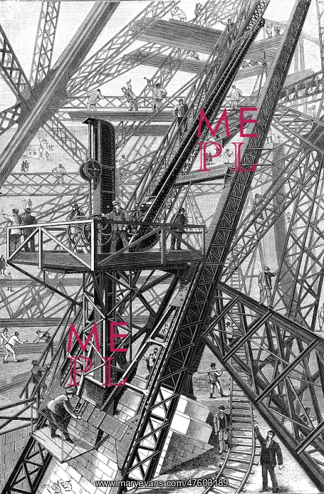 : Paris, France - Tour Eiffel, Construction : Paris, France - Tour Eiffel, Construction