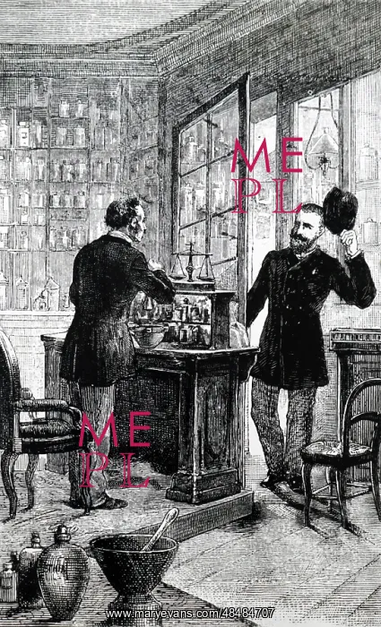 : Paris herbalist, 1890 : Paris herbalist, 1890