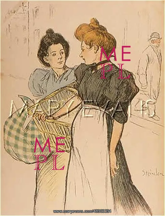 : PARIS LAUNDRY MAIDS / 1896 : PARIS LAUNDRY MAIDS / 1896