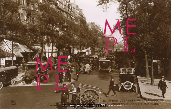 : Paris - Le Boulevard Montmartre : Paris - Le Boulevard Montmartre
