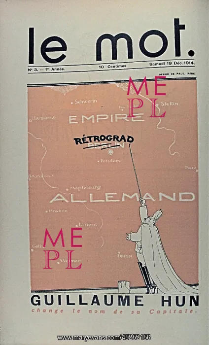 : Paris: Le Mot 1914-1915 Bound folio : Paris: Le Mot 1914-1915 Bound folio