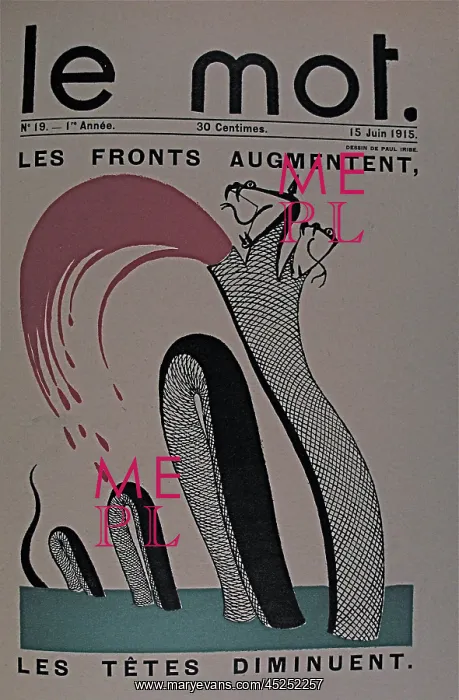 : Paris: Le Mot 1914-1915 Bound folio : Paris: Le Mot 1914-1915 Bound folio