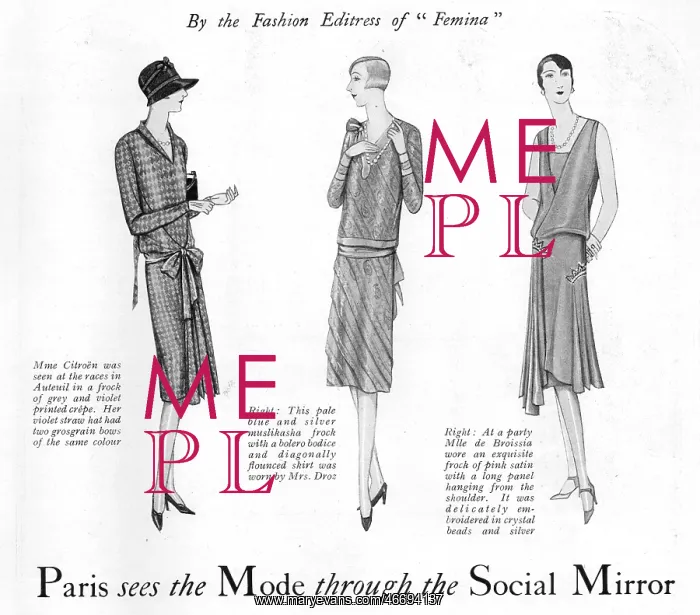  : Paris Mode, Summer 1927